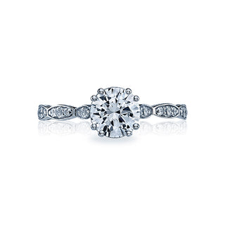 Sculpted Crescent  Engagement Ring 57-2RD65