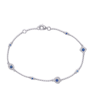 Sapphire Bracelets B4490-SWG