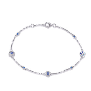 Sapphire Bracelets B4492-SWG