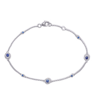 Sapphire Bracelets B4493-SWG