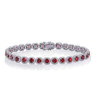 Ruby Bracelets B4500-RWG