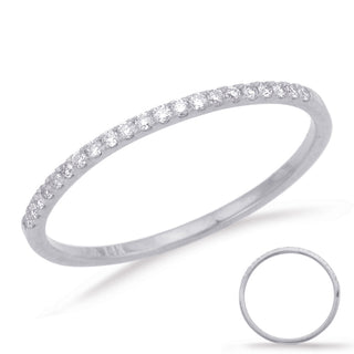 Prong Set Bands Wedding Band D4535-WDWG