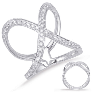 Crossover Fashion Ring D4631WG