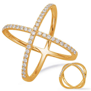 Crossover Fashion Ring D4671YG