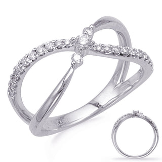 Crossover Fashion Ring D4737WG