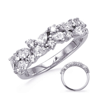 Pear Shape Wedding Band D4805WG