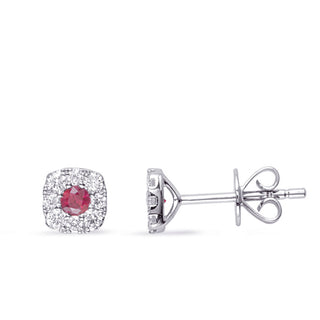 Ruby Earring E7937