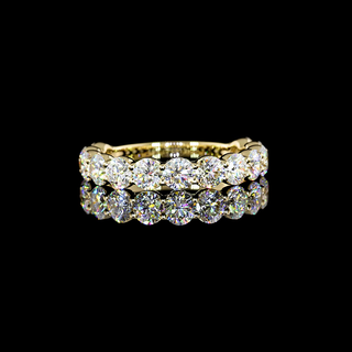 3/4 Band Round 2.01cts 14K Yellow Gold Eternity Band EB816