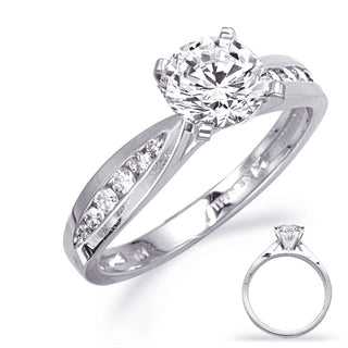 Channel Set - Rounds Engagement Ring EN0134WG