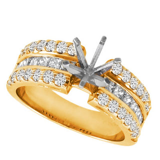 Princess Engagement Ring EN7046YG