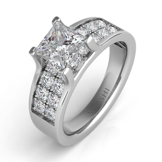 Channel Set - Rounds Engagement Ring EN7078WG