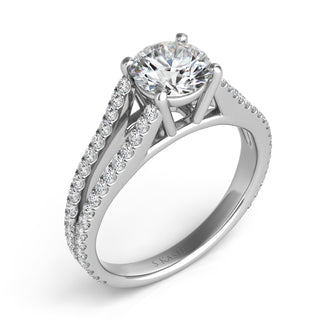 Split Shank Engagement Ring EN7102WG