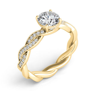 Braided Engagement Ring EN7213YG