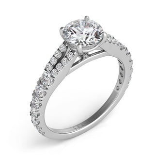 Split Shank Engagement Ring EN7317-1WG