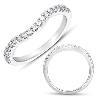 Curved Bands Wedding Band EN7490-BWG