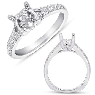 Split Shank Engagement Ring EN7491WG