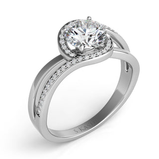 Bypass Engagement Ring EN7574-1WG