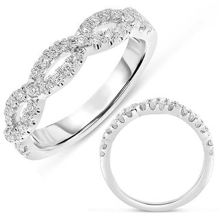 Criss Cross Wedding Band EN7576-BWG