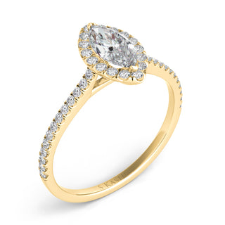 Halo - Marquise Engagement Ring EN7599-8X4MYG