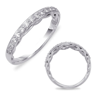 Channel Set Round Bands Wedding Band EN7610-BWG