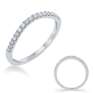 Curved Bands Wedding Band EN7721-BWG