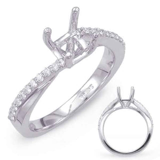 Bypass Engagement Ring EN7800-1WG