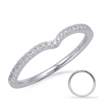 Curved Bands Wedding Band EN8000-BWG