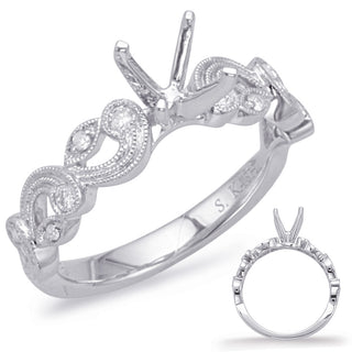 Leaf Engagement Ring EN8019-1WG