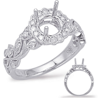 Leaf Engagement Ring EN8020-2WG