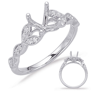 Leaf Engagement Ring EN8048-75WG