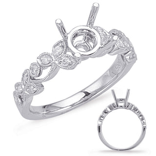 Leaf Engagement Ring EN8061-1WG