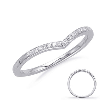 Curved Bands Wedding Band EN8100-BWG