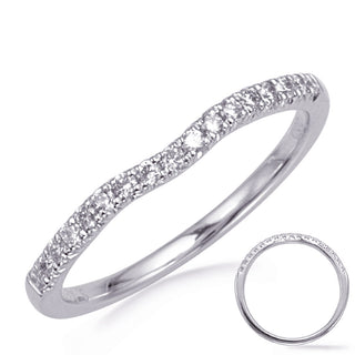 Curved Bands Wedding Band EN8123-B50WG