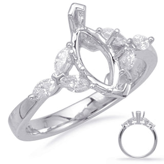 Marquise Engagement Ring EN8126-9X4.5MWG