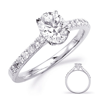 Side Stone - Prong Set Engagement Ring EN8179-10X8OVWG