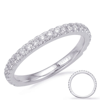 Prong Set Bands Wedding Band EN8183-B15WG