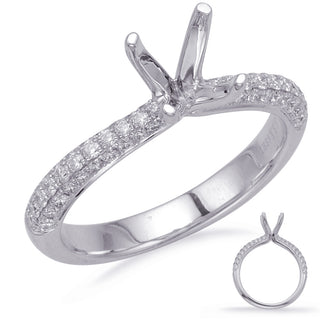 Micro Pave Engagement Ring EN8206-15WG