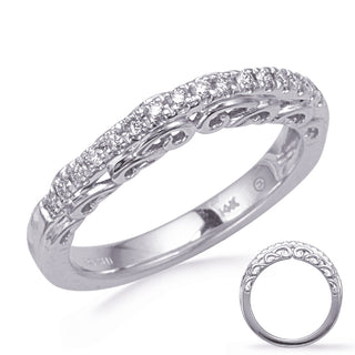 Curved Bands Wedding Band EN8248-BWG