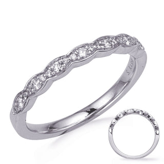 Channel Bead Set Wedding Band EN8291-B10WG