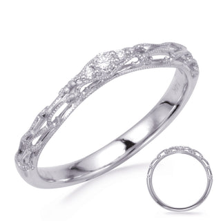 Curved Bands Wedding Band EN8312-B1WG