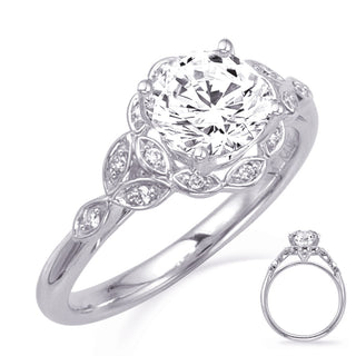 Leaf Engagement Ring EN8337