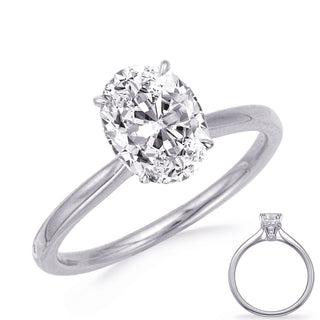 Halo - Hidden Engagement Ring EN8344-6X4OVWG