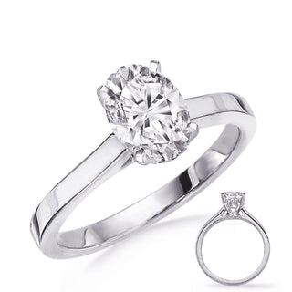 Halo - Hidden Engagement Ring EN8352-MWG