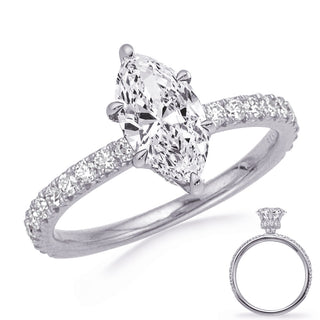 Halo - Hidden Engagement Ring EN8366