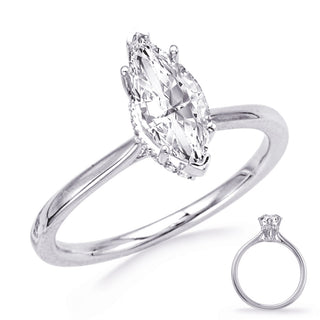 Halo - Hidden Engagement Ring EN8389-10X5MQWG