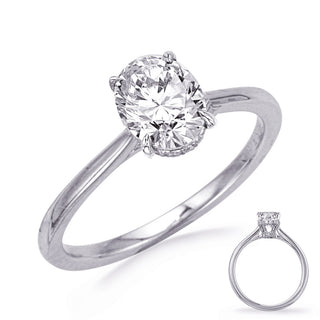 Halo - Hidden Engagement Ring EN8389-11X9OVWG