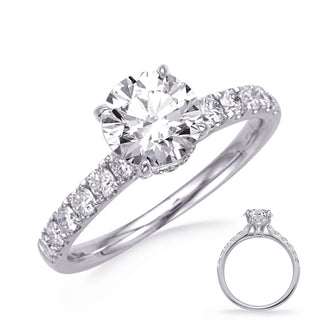 Halo - Hidden Engagement Ring EN8394-1WG