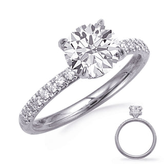 Halo - Hidden Engagement Ring EN8395-15WG