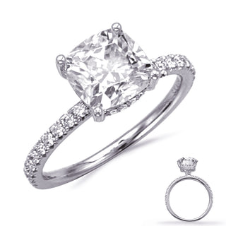 Halo - Hidden Engagement Ring EN8410-8.5CUWG