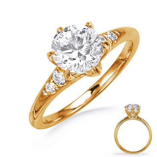 Rounds Engagement Ring EN8416-2.5YG